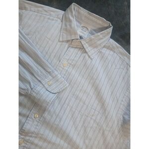 Brooks Brothers Slim Fit Mens 16 1/2 33  striped Button Down Long Sleeve